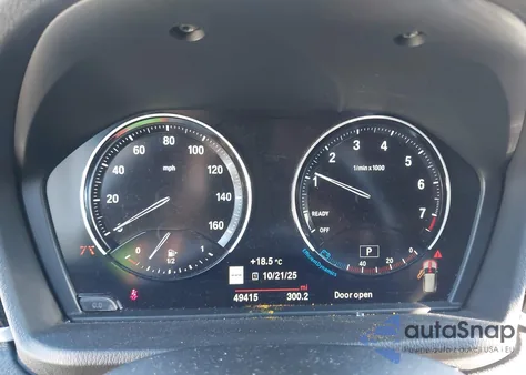 2021 BMW X1 Sdrive28I из США, поврежденный, VIN WBXJG7C08M5S35357